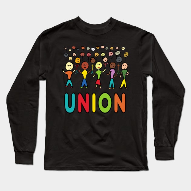 Union Long Sleeve T-Shirt by Mark Ewbie